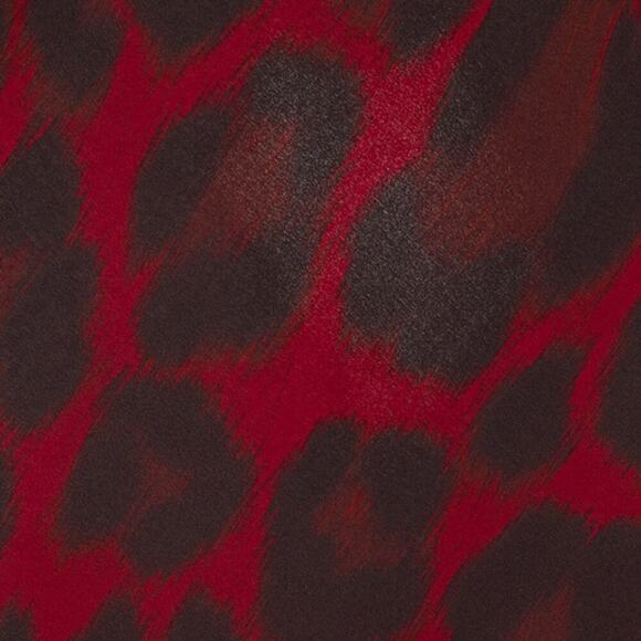 Realisation Tatjana Silk Boatneck Bias Slip Midi Maxi Dress Red Rouge Leopard - Picture 13 of 14